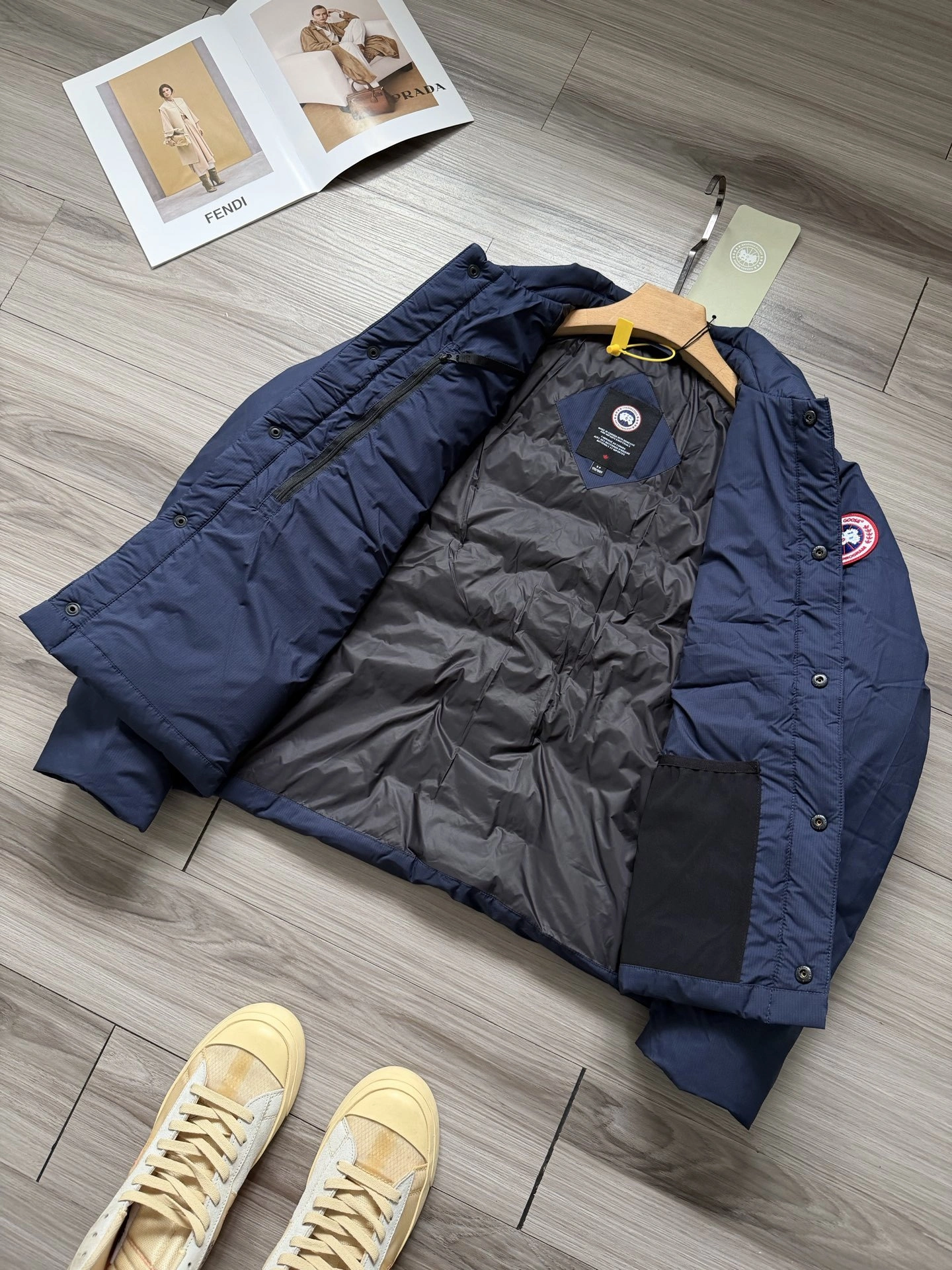 wg.luxury- 6oos5 Down jacket 90 white duck down embroidery 2colour item:E-F524J3003-2